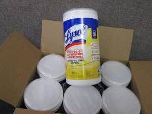 LYSOL Disinfecting Wipes Canister,...