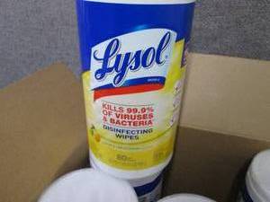 LYSOL Disinfecting Wipes Canister,...