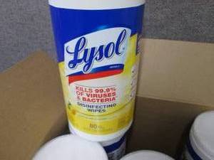 LYSOL Disinfecting Wipes Canister,...