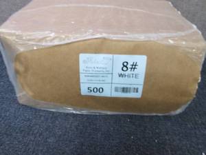 Pack of 500 White 8# LunchGrocery ...