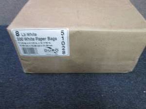 Duro - 51028 - Paper Bag, White, 8#...