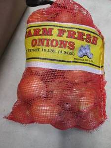 10 lbs Farm Fresh Onions...