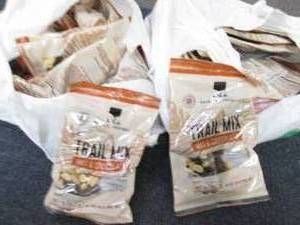 24- 3.5oz Bags Trail Mix past date,...