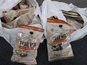 24- 3.5oz Bags Trail Mix past date,...