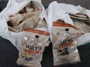 24- 3.5oz Bags Trail Mix past date,...