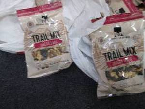 24- 3.5oz Bags Trail Mix past date,...