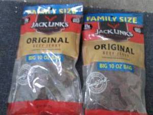 2- 10 oz Bags Jack Links Original B...
