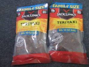 2- 10 oz Bags Jack Links Teriyaki B...