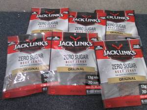 6- 3.25 oz pks Jack Links Zero Suga...