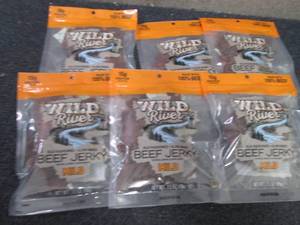 6-3.5 oz Pks Wild River Beef Jerky...