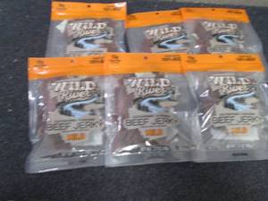 6-3.5 oz Pks Wild River Beef Jerky...