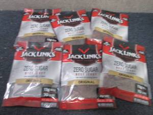 6- 3.25 oz pks Jack Links Zero Suga...