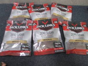 6- 3.25 oz pks Jack Links Zero Suga...