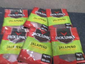 6- 3.25 oz pks Jack Links Jalapeno ...