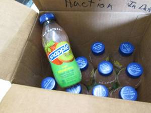 12- 16 oz Bottles Snapple Kiwi Stra...
