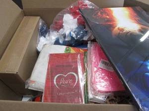 Box of Assorted Small Overstock Ite...