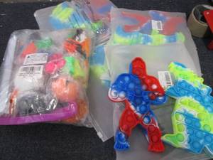 4- 2pks Popit Toys, Halloween Fidge...