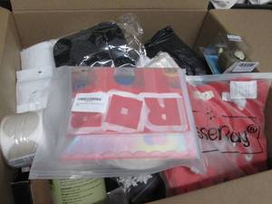 Box of Assorted Small Overstock Ite...
