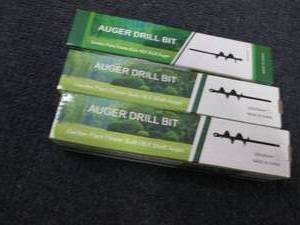 3 Auger Drill Bits for Bulb Plantin...