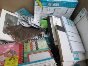 Box of Assorted OfficeSchool Suppl...