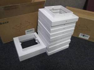 2 - 12 pks Solar Post Light Bases...