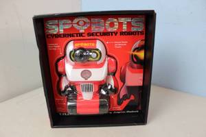 lot 99 image: Spybots Cybernextic Security Robot Trip Wire Alarm Bot