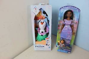 lot 111 image: Disney Encanto and Frozen Dolls
