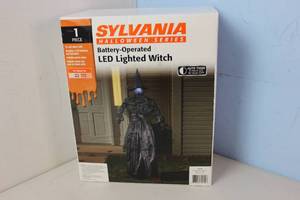 lot 134 image: Sylvania Outdoor Battery Powered Witch V30054