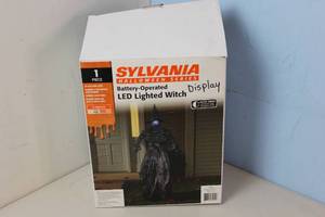 lot 135 image: Sylvania Outdoor Battery Powered Witch V30054 - Open Box