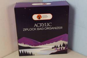 lot 163 image: Acrylic Ziplock Bag Organizer