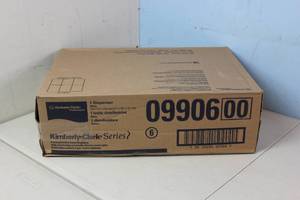 lot 246 image: Kimberly Clark Professional Universal Folded Paper Towel Dispenser (09906), for Kleenex and Scott Brand Multifold and C-fold, 13.3 x, 5.9 x 18.9, White