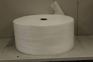 lot 253 image: Huge Roll of Perforated 116th Styrafoam 12 Tall See Pictures