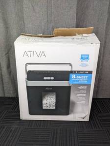 NEW ATIVA 3.85 Gal. Light Use 8-Sheet Micro Cut Paper Shredder