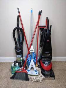 Bissel Pro Clean, Eureka Vacuum, Broom, Mop and Other Floor Cleaning Supplies