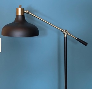 lot 46 image: Adjustable Height Floor Lamp
