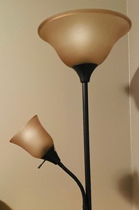 lot 40 image: Double Head Floor Lamp