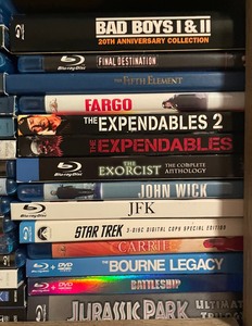 lot 42 image: Blu-ray DVD Grouping