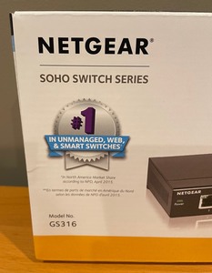 lot 68 image: New Netgear Soho Switch Series 16 Port Gigabit Ethernet