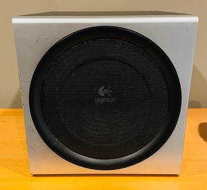lot 89 image: Logictech Subwoofer, Speakers and Volume Control
