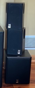 lot 4 image: Six Piece Home Theatre Miller and Kreisel THX Speaker Set