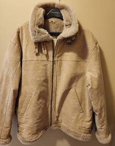 lot 141 image: Leather Suede Mens Canda Jacket - Size XXL