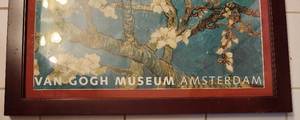 lot 144 image: Quality Framed Van Gogh Floral Print