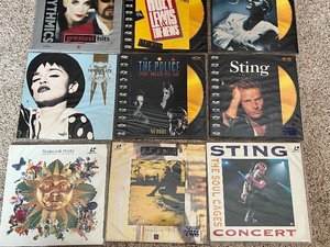 lot 183 image: Assortment of Music Laser Discs including Duran Duran, Madonna, Sting and More