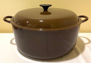 lot 15 image: Le Creuset Lidded Pot and Pan