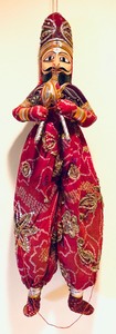 lot 321 image: Vintage Puppet from India