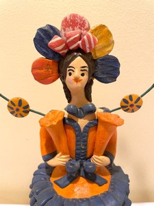 lot 333 image: Centro Interprerarivo Signed Clay Sculpture