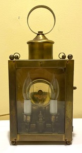 lot 339 image: Vintage Edgartown Lantern by Hollis W. Fisher