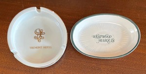 lot 376 image: Collection of Vintage Hotel Ashtrays