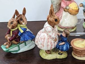 lot 224 image: Beatrix Potter Porcelain Figurines #3