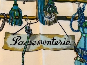 lot 11A image: Hermes Passementerie Scarf